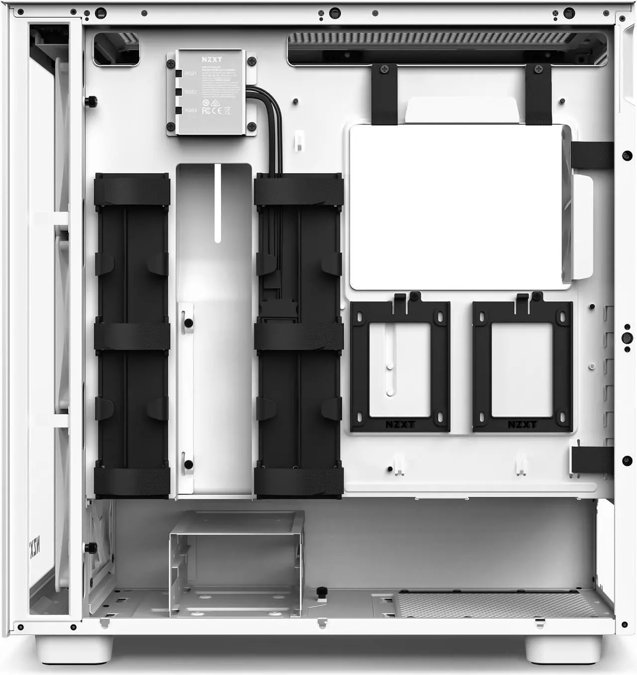 NZXT H Series H7 (2023) Elite Edition ATX Mid Tower Chassis White Color-CM-H71EW-02 - Image 6